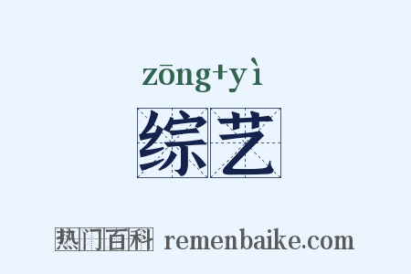 综艺是什么意思的图片